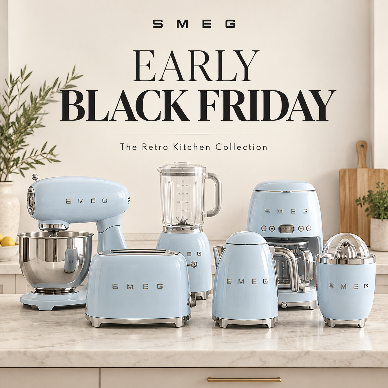 SMEG Early Black Friday — Retro Kitchen Collection